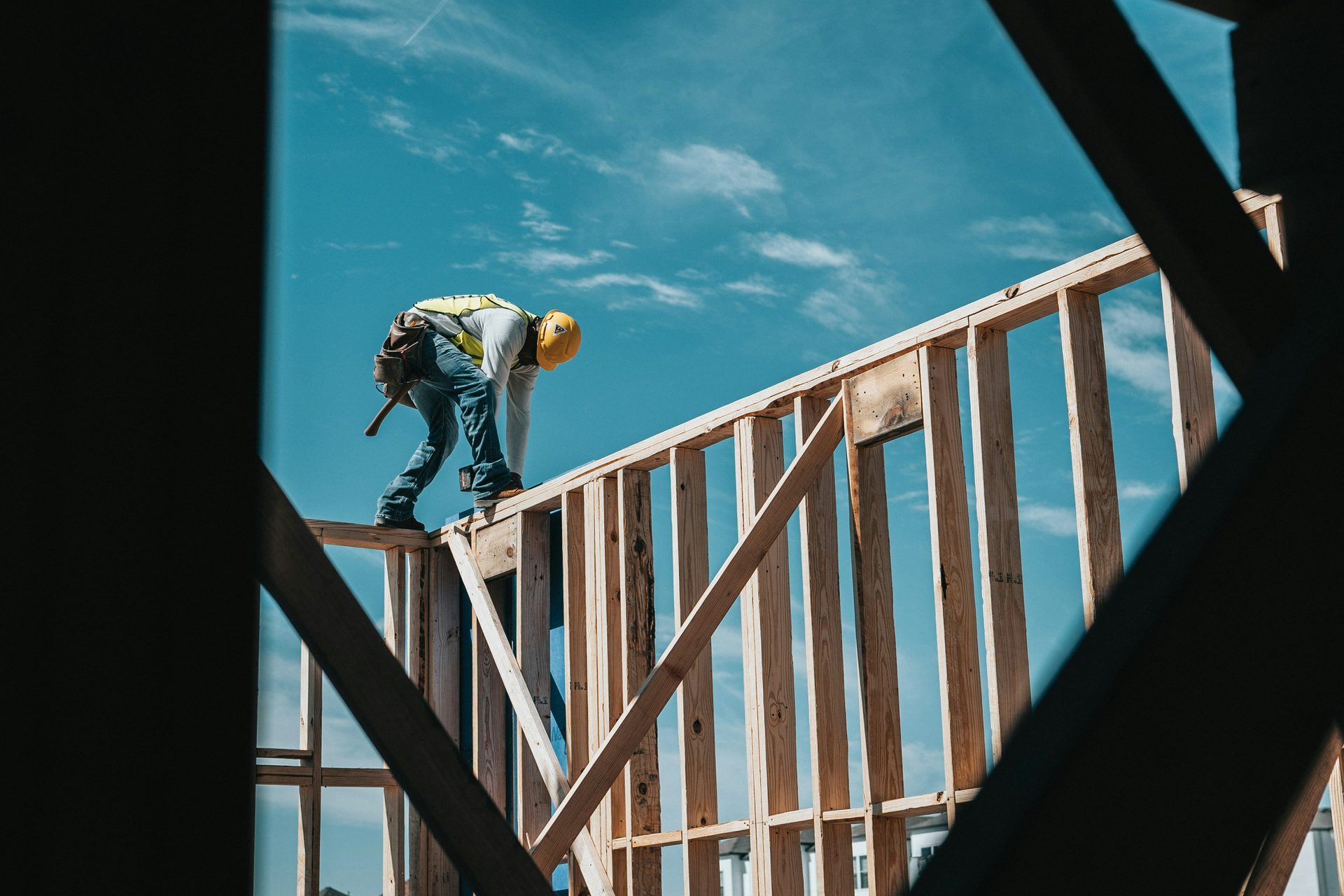 Industrial construction site